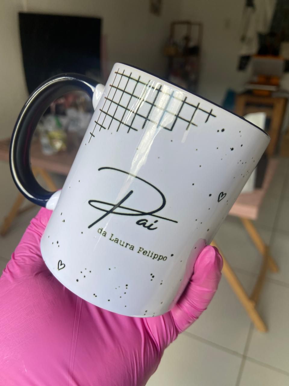 Caneca Alça Collor/Alça Coração